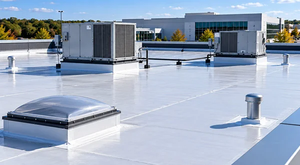 Commercial roofing project in New Jersey