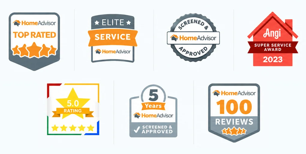 United Pro Construction awards and recognition from HomeAdvisor and Angi
