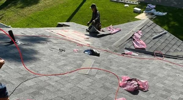 Shingle roof replacement project in New Jersey