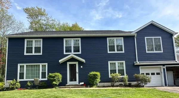 Siding installation project in New Jersey